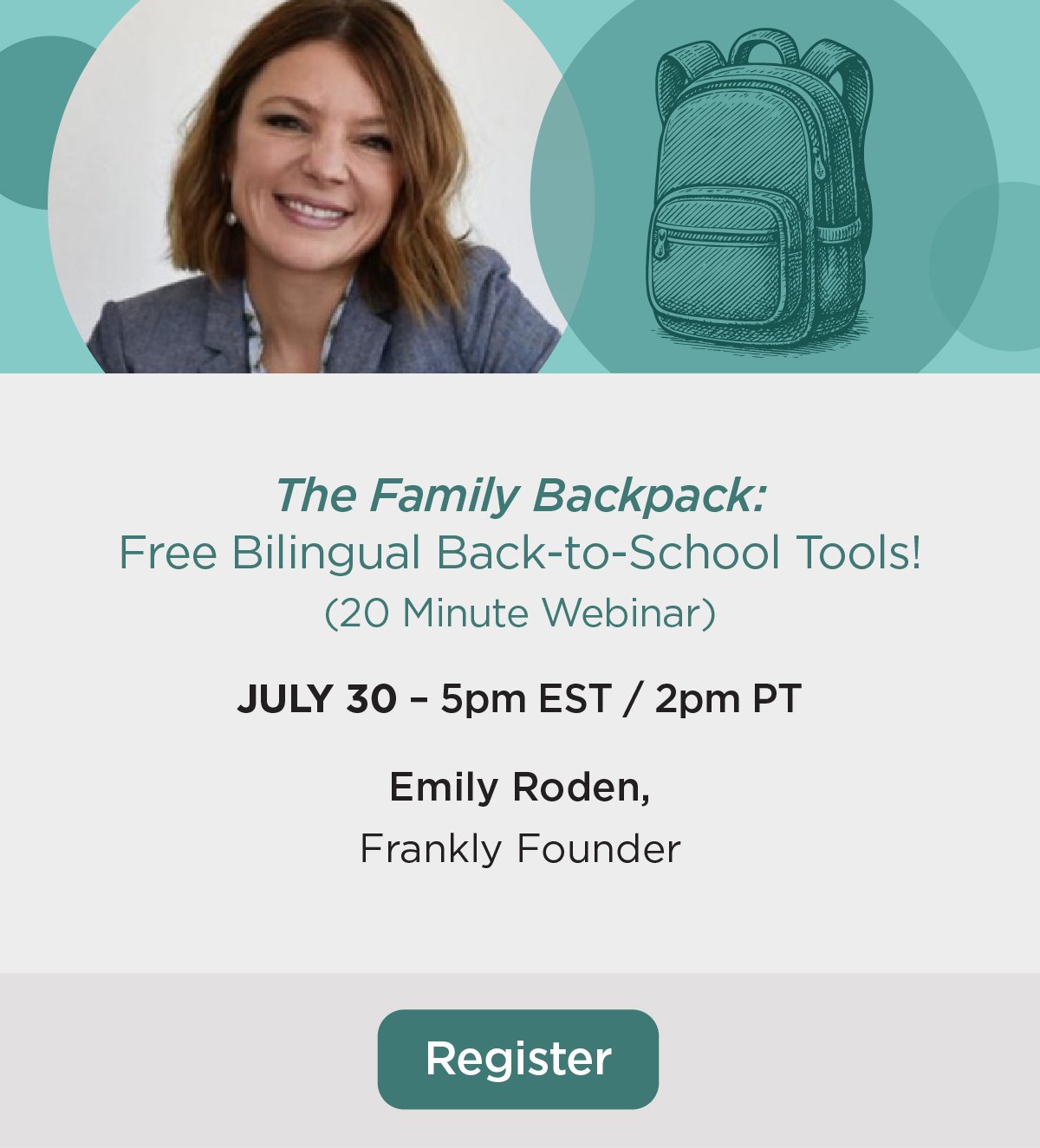 July Backpack Webinar